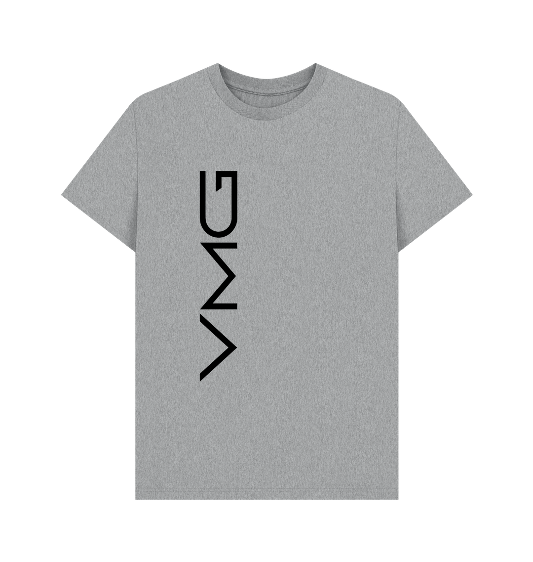 Athletic Grey Printed T-shirt Front