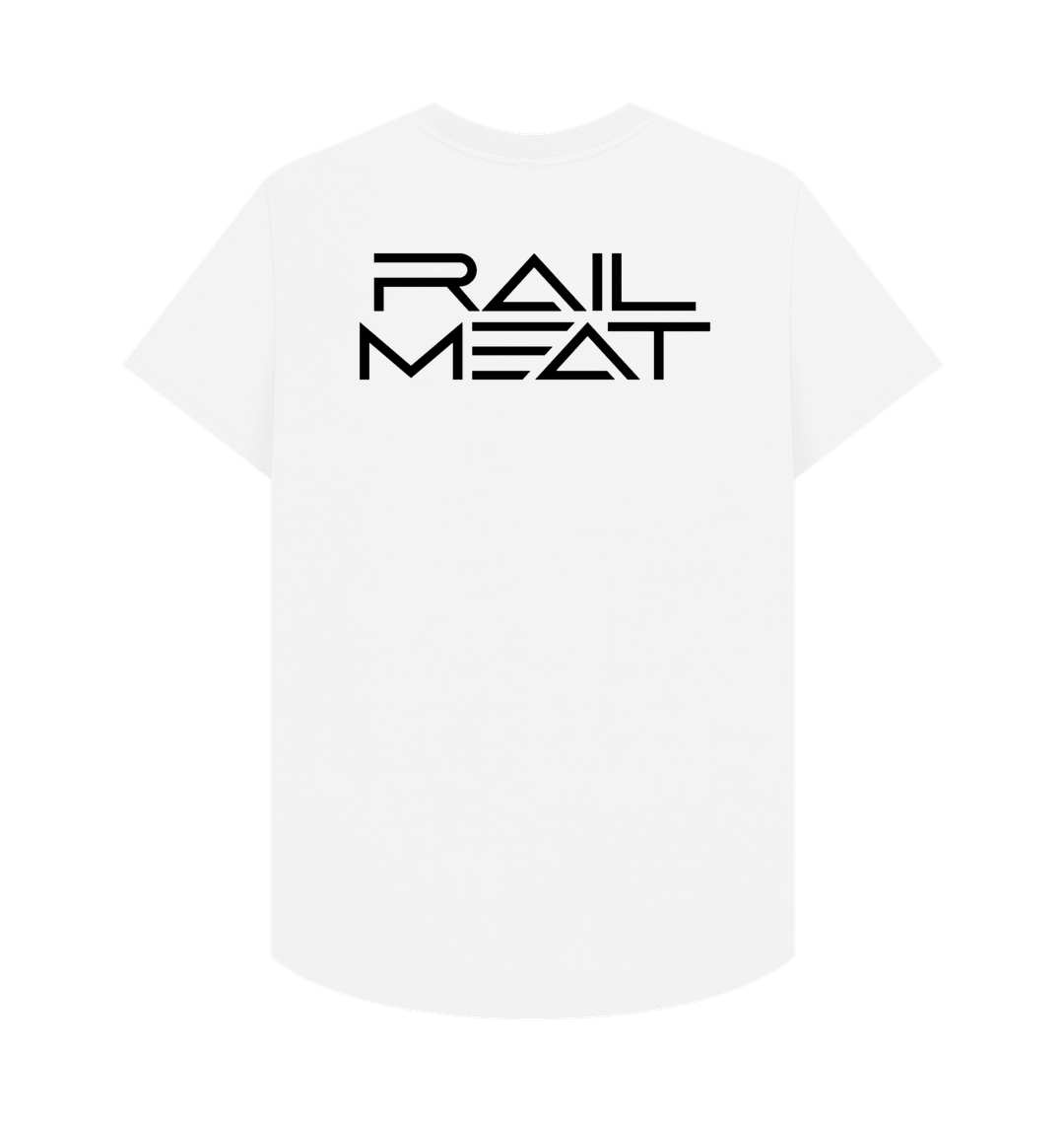 White Printed T-shirt Back