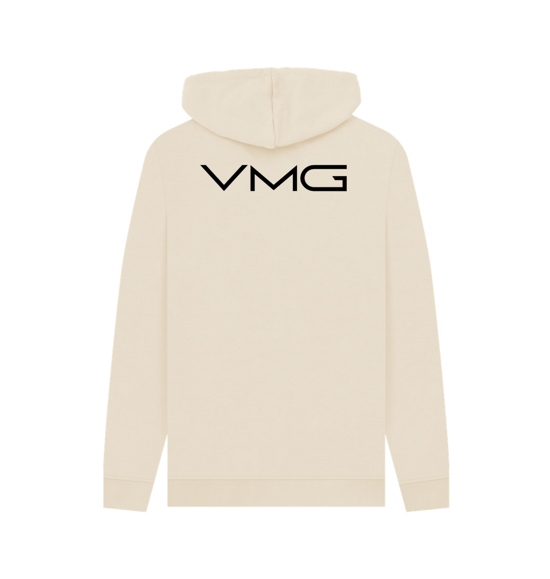 Oat Printed Hoody Back