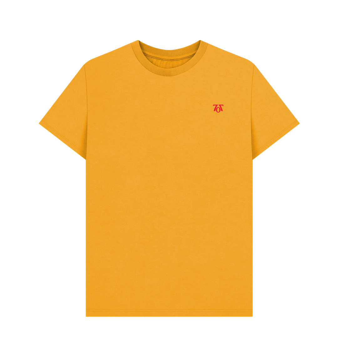Mustard Printed T-shirt Front