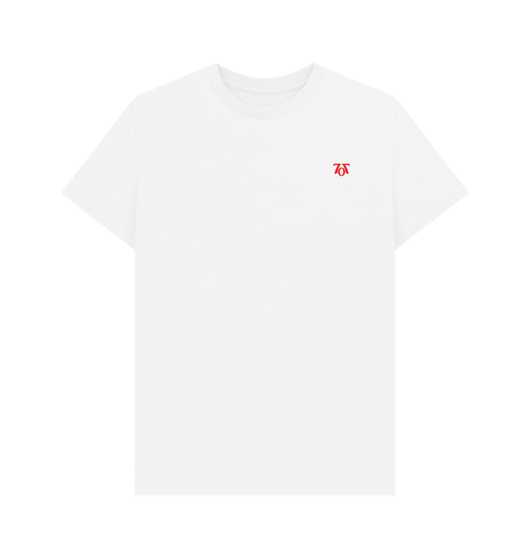 White Printed T-shirt Front