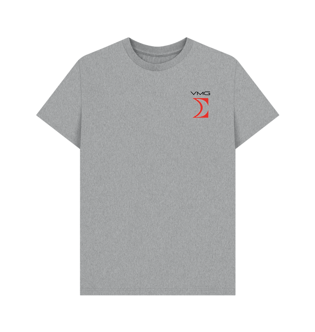 Athletic Grey Printed T-shirt Front