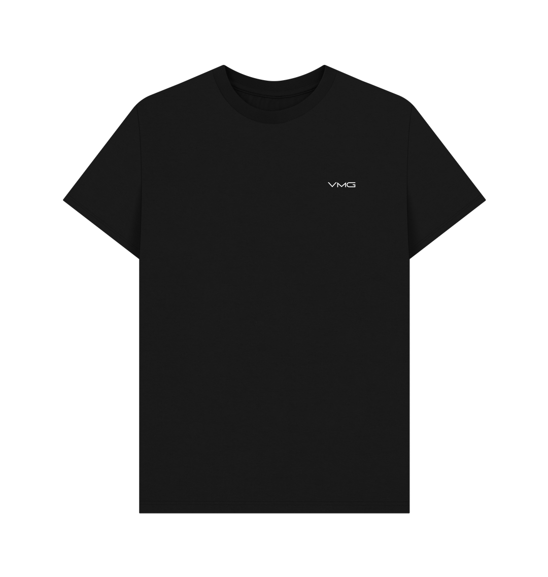Black Printed T-shirt Front