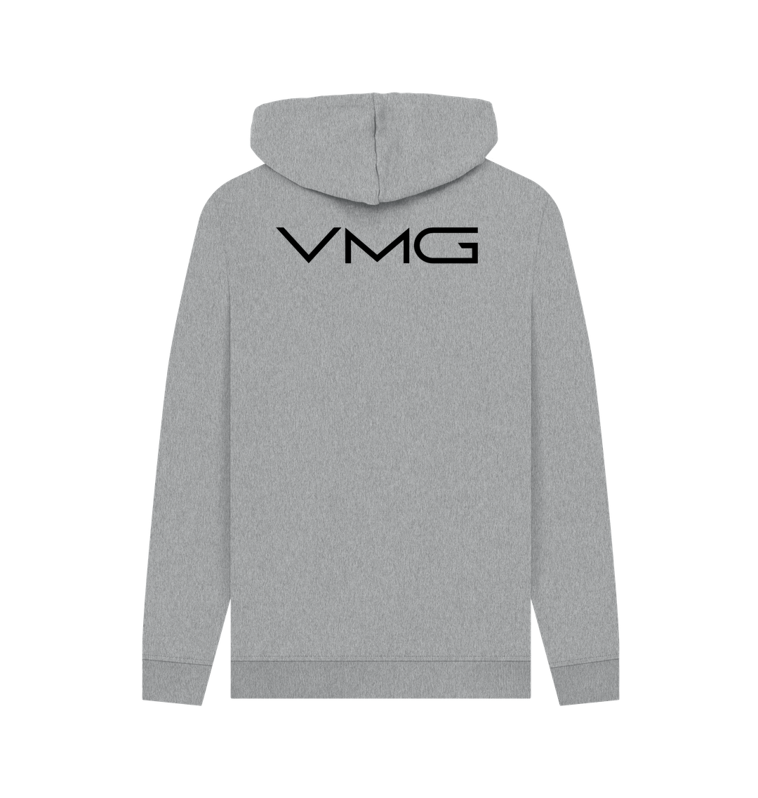 Light Heather Printed Hoody Back