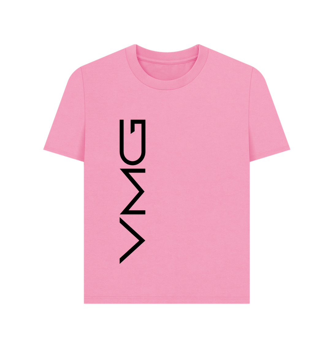 Rose Pink Printed T-shirt Front