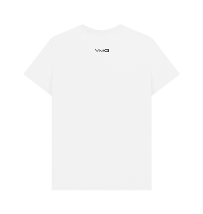 White Printed T-shirt Back