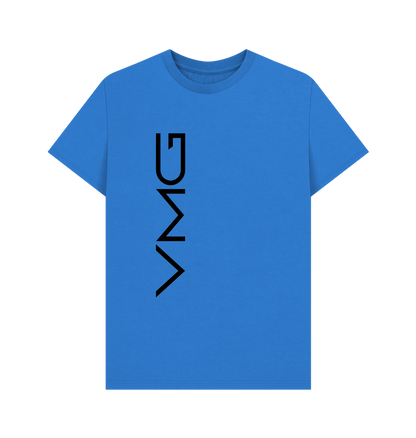 Bright Blue Printed T-shirt Front