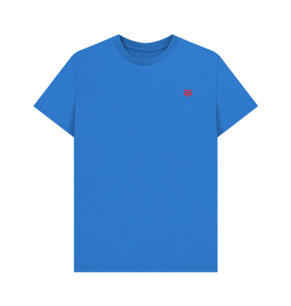 Bright Blue Printed T-shirt Front