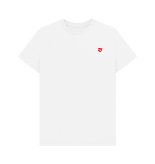 White Printed T-shirt Front