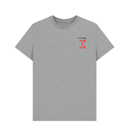 Athletic Grey Printed T-shirt Front