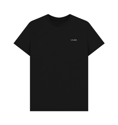 Black Printed T-shirt Front