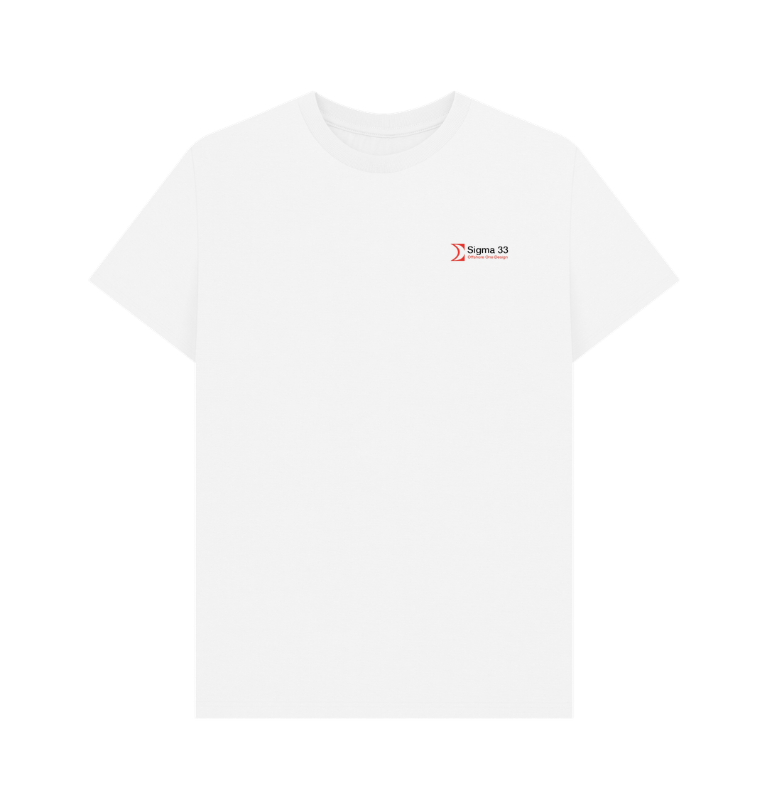 White Printed T-shirt Front