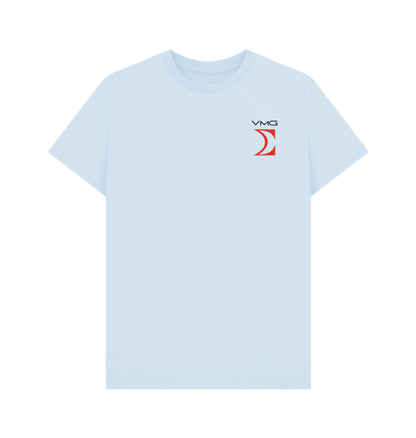 Sky Blue Printed T-shirt Front