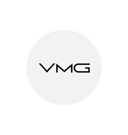 White Printed Circle Sticker Front