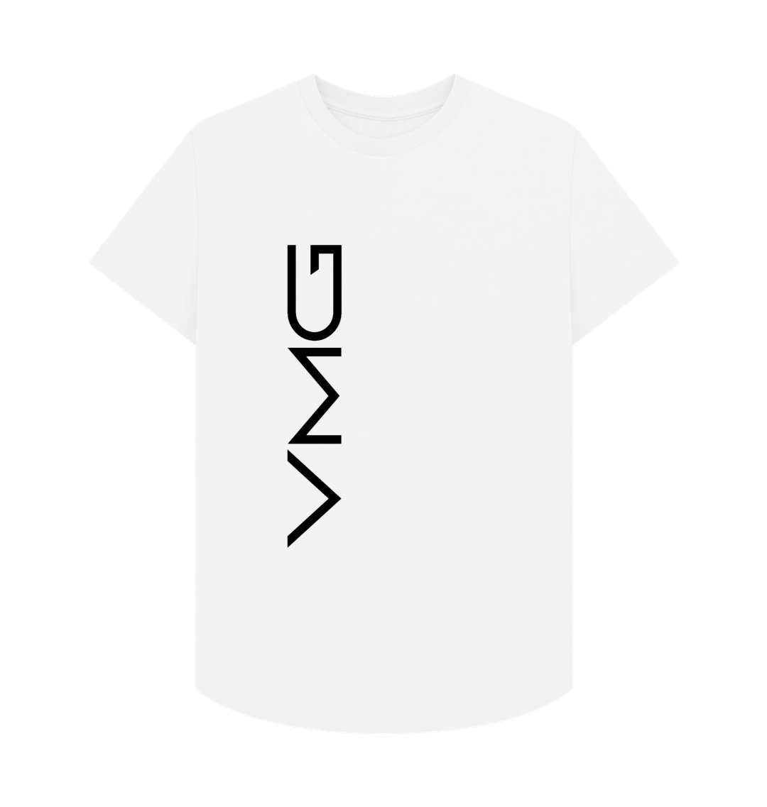 White Printed T-shirt Front