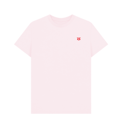 Pink Printed T-shirt Front