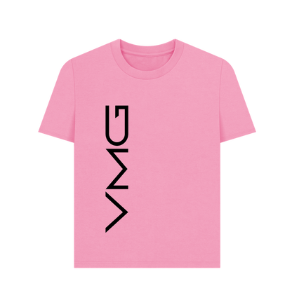 Rose Pink Printed T-shirt Front