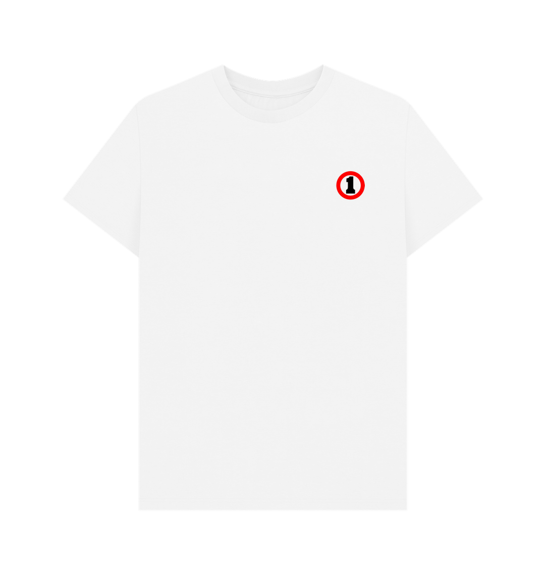 White Printed T-shirt Front